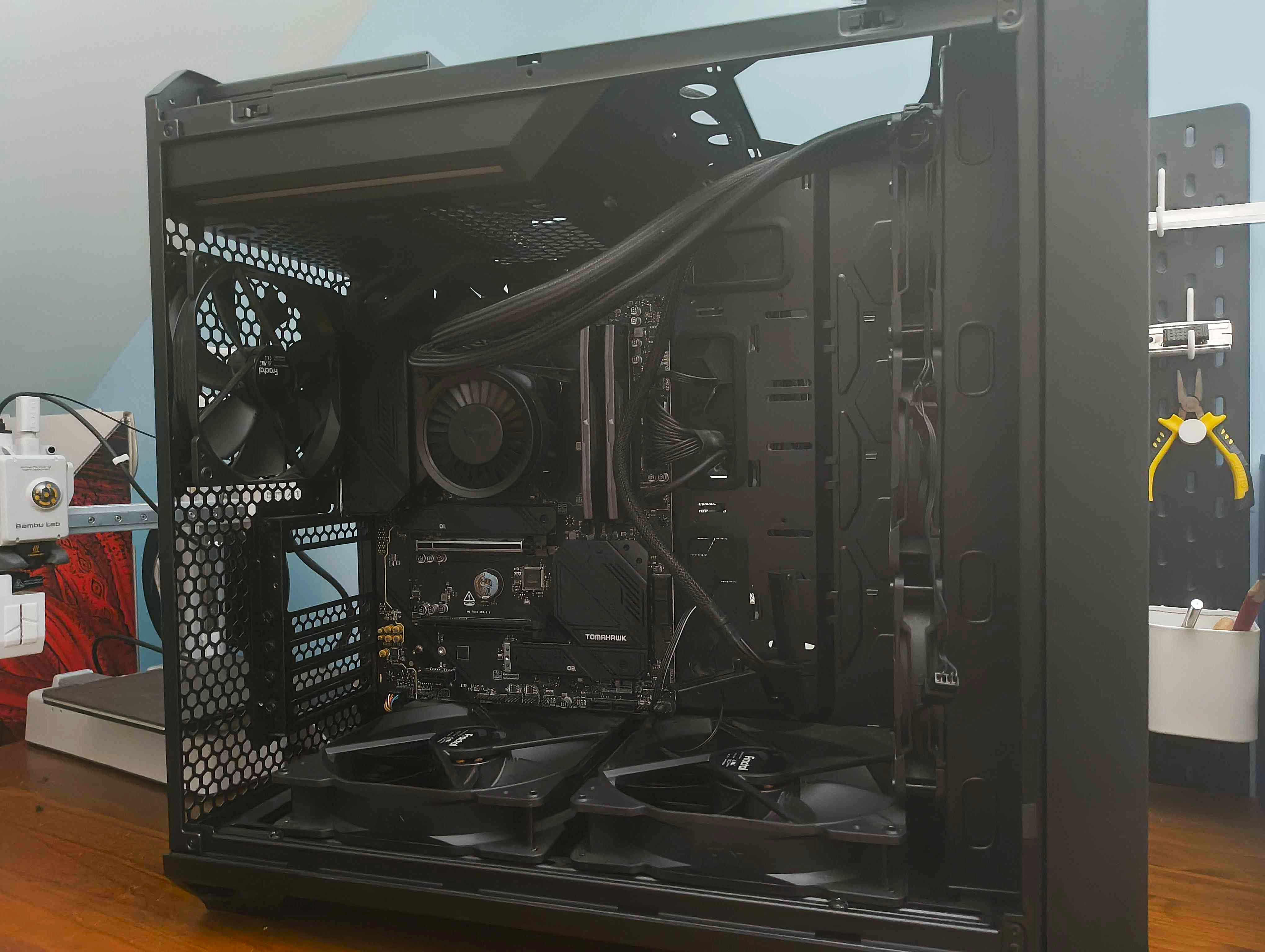 Installation composants et cable management